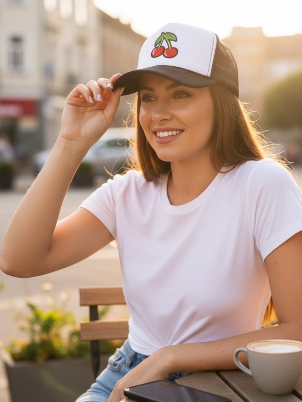 Cherry Trucker’s Hat
